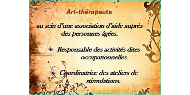 Mon activité d'Art-thérapie